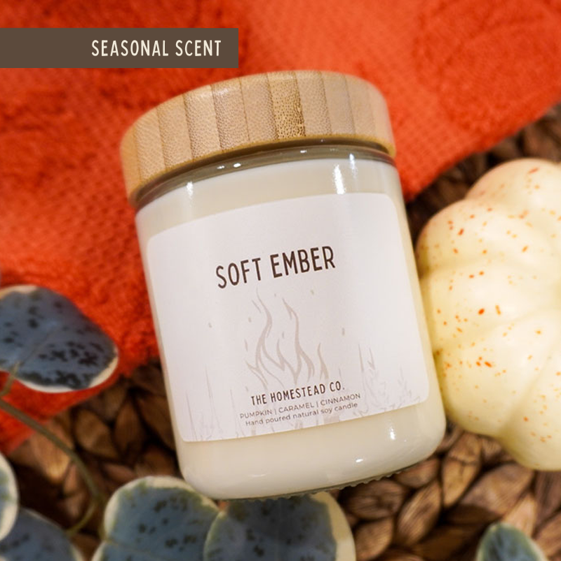 Soft Ember Candle