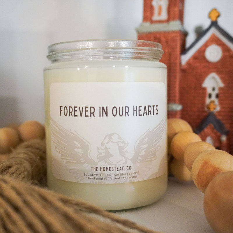 "Forever in our Hearts" Gifting Candle