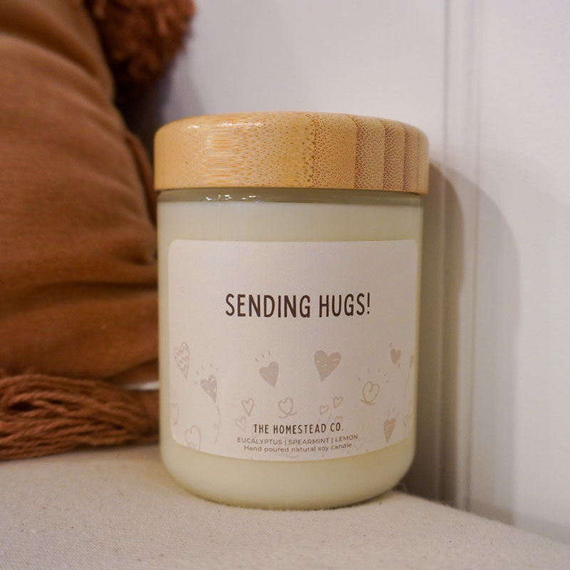 "Sending Hugs" Gifting Candle