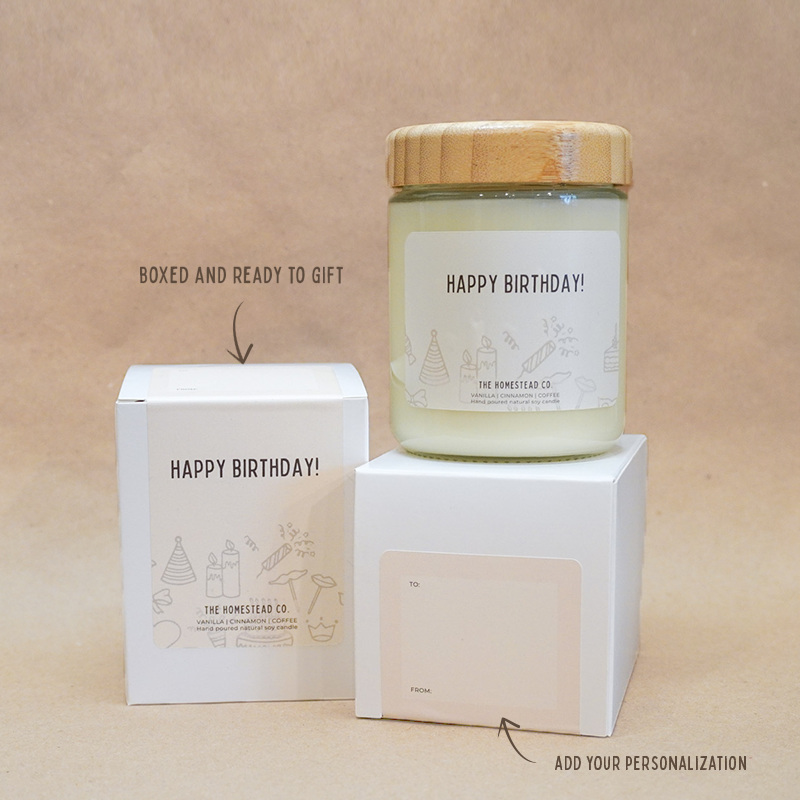 "Happy Birthday" Gifting Candle