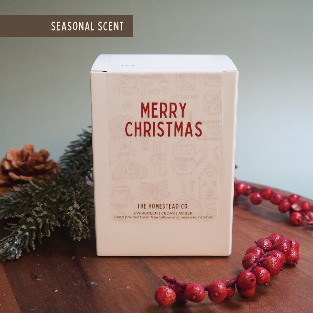 Merry Christmas Gifting Candle