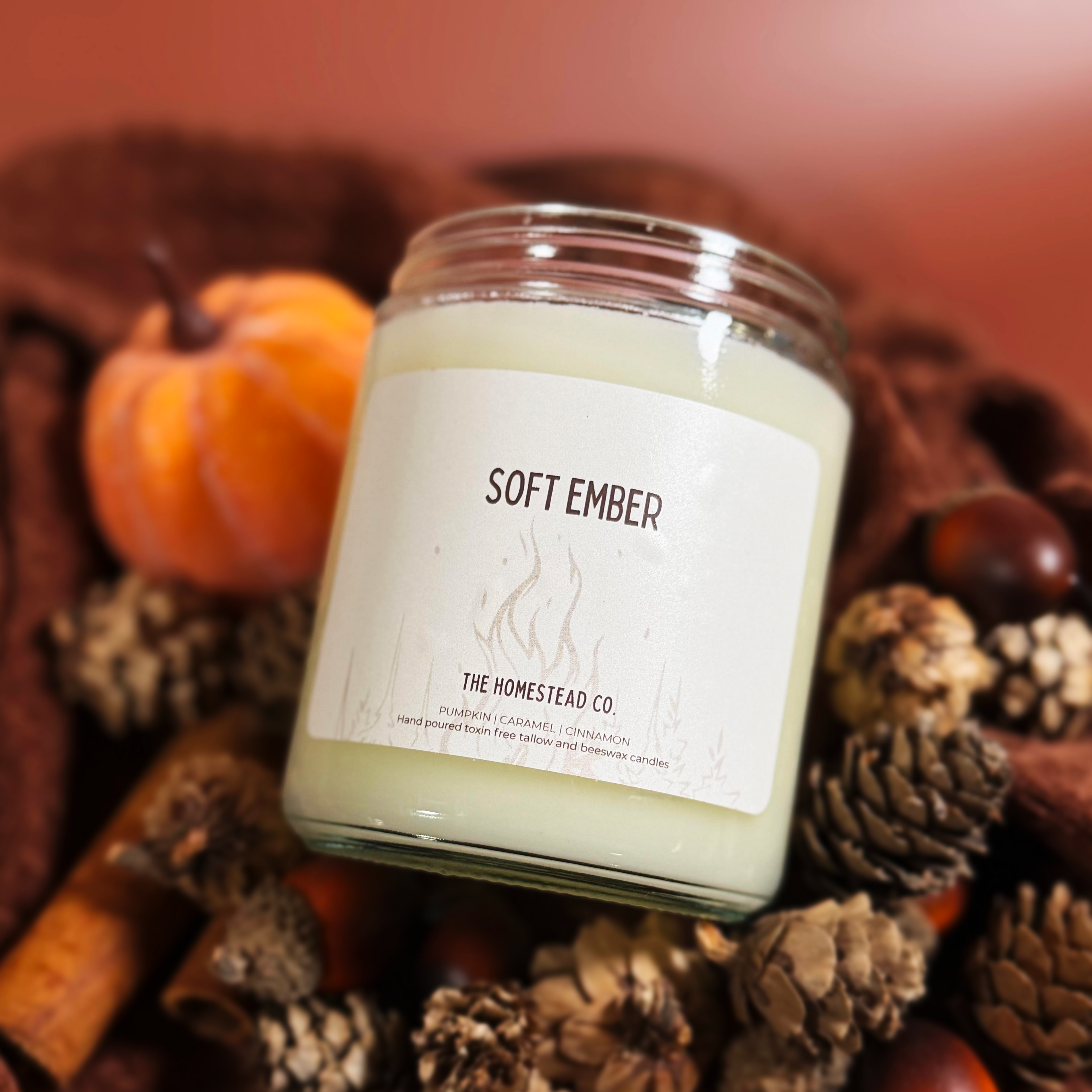 Soft Ember Candle