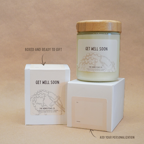 "Get Well" Gifting Candle