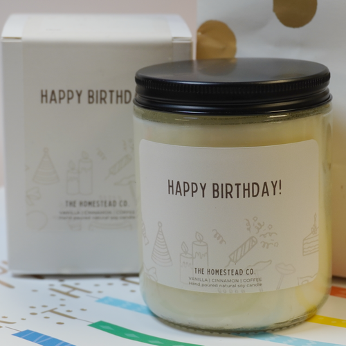 "Happy Birthday" Gifting Candle