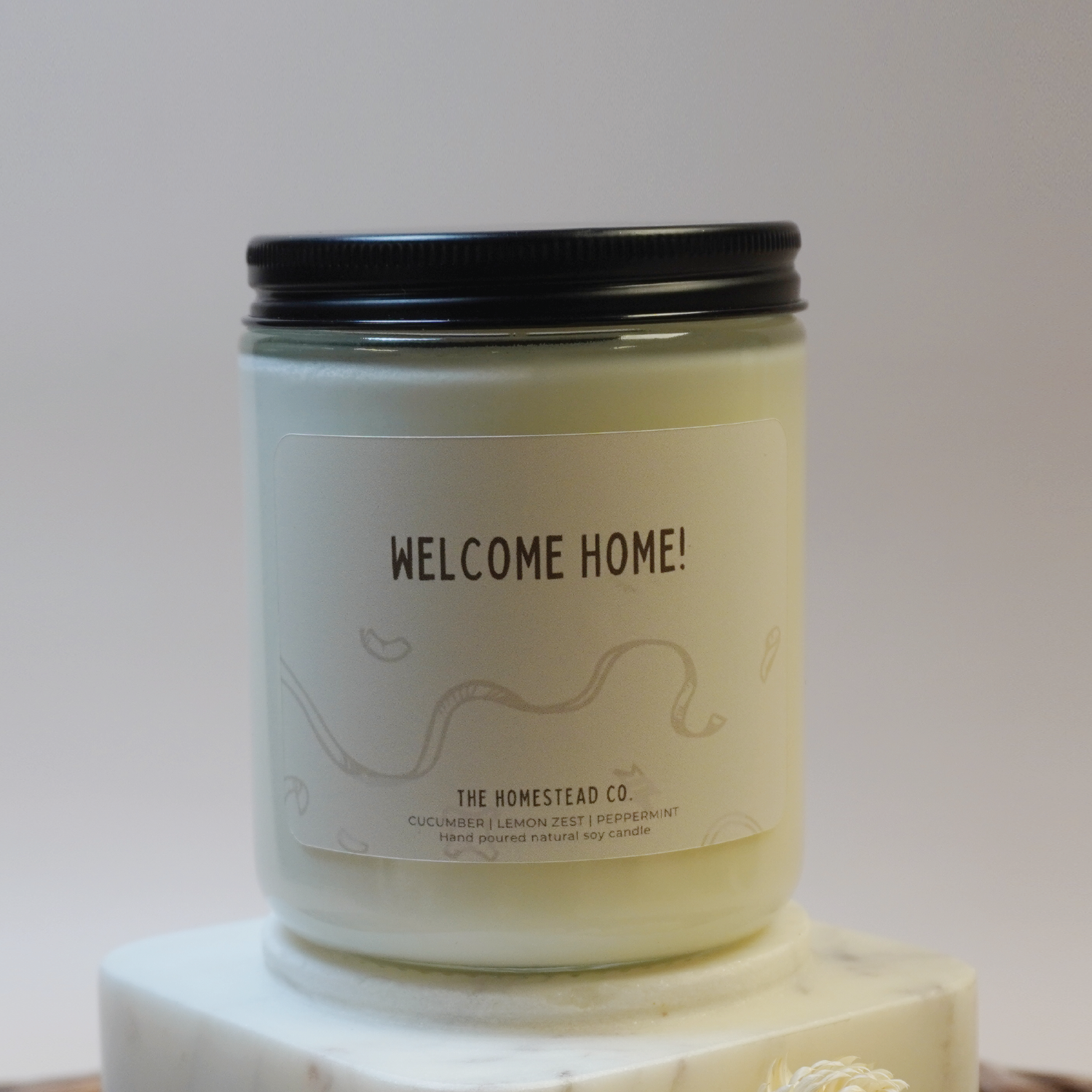 "Welcome Home" Gifting Candle