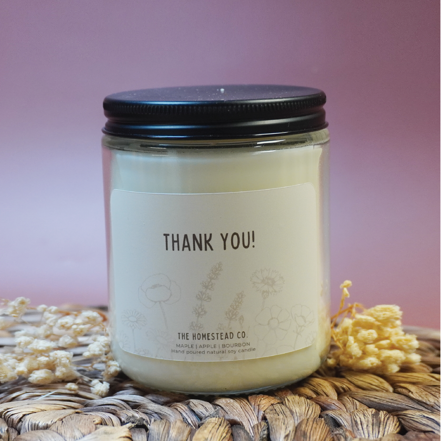 "Thank You" Gifting Candle